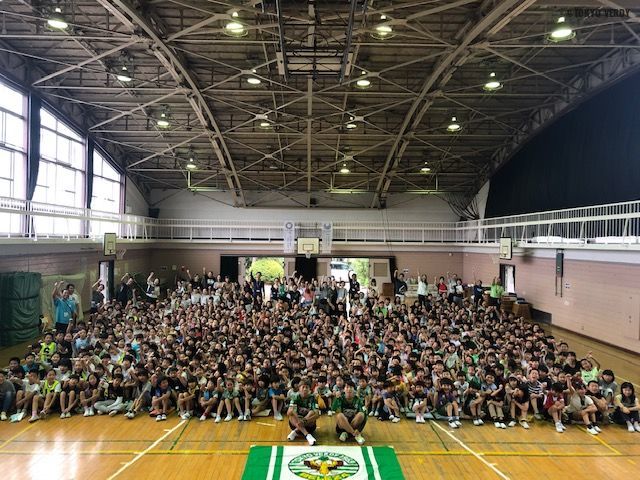 葛飾区】日テレ・ベレーザの岩清水選手と田中選手が葛飾区立原田小学校
